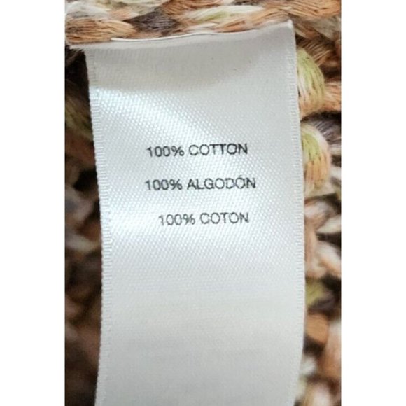 Chico's Women's Long Sleeve Long Sweater Top Open Chunky Knit Beige Size 1 (M) - Picture 6 of 8